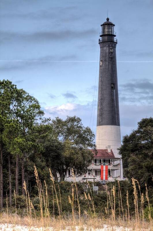 Pensacola Lighthouse Poster featuring the photograph Pensacola Lighthouse V by JC Findley