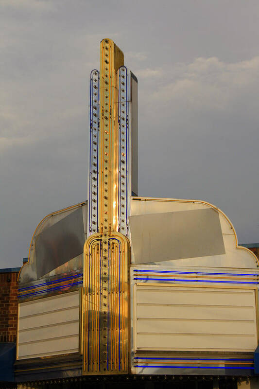 Seattle Poster featuring the photograph Seattle Theatre by Suzanne Lorenz