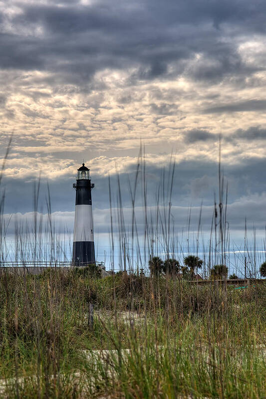 Beach Poster featuring the photograph Tybee Light by Peter Tellone