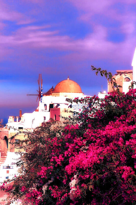 Europe Greece Poster featuring the photograph Santorini by Tom Prendergast