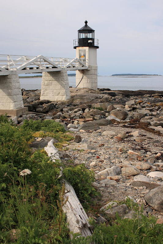 Seascape Poster featuring the photograph Marshall Point Lighthouse #1 by Doug Mills