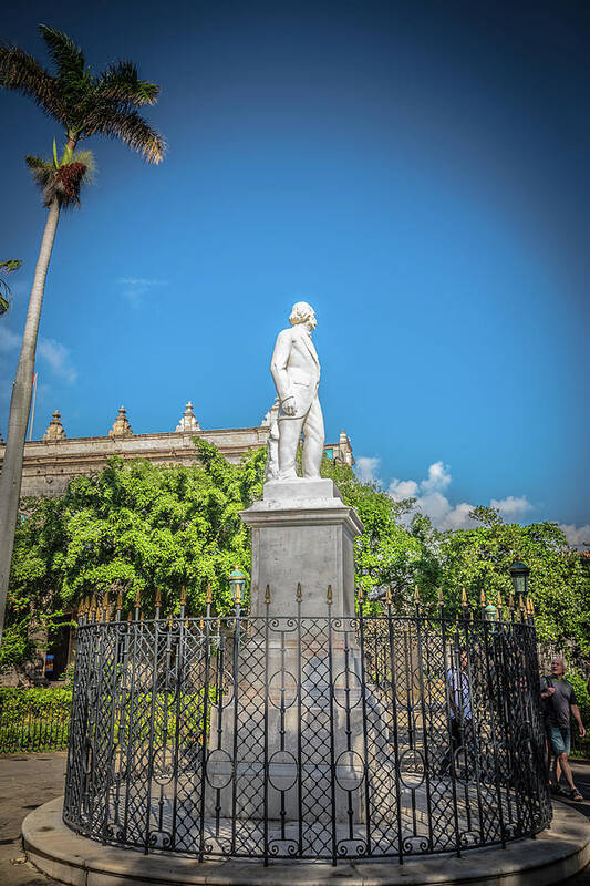 Havana Poster featuring the photograph Statue #1 by Bill Howard