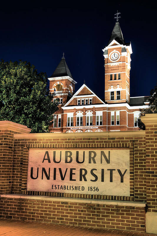 Auburn University Poster featuring the photograph Auburn University by JC Findley