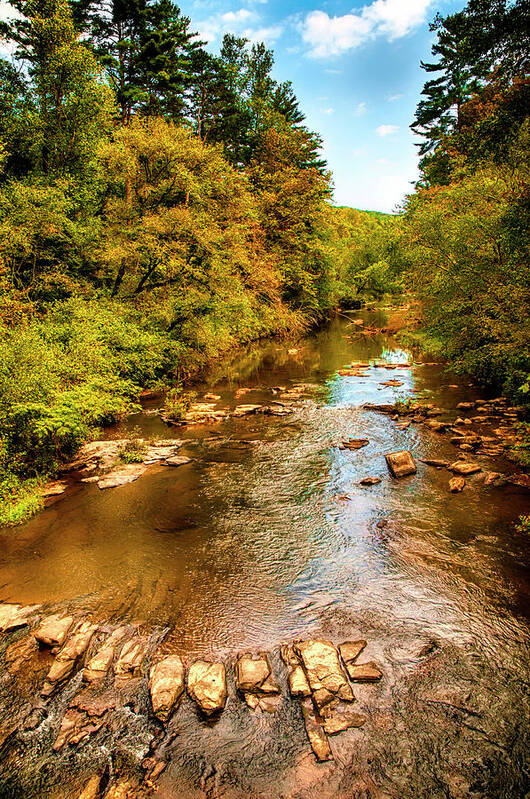 Tallulah River Poster featuring the photograph Tallulah River by Mick Burkey