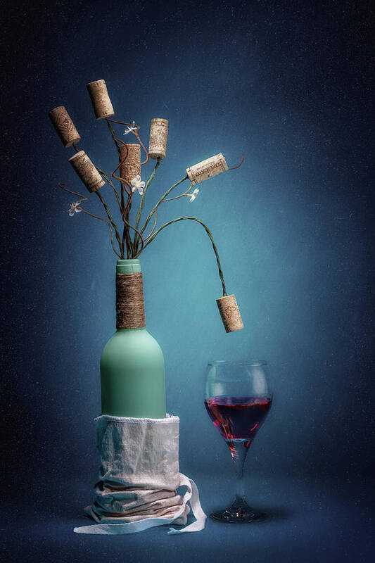 Wine Poster featuring the photograph Wine Cork Bouquet by Tom Mc Nemar