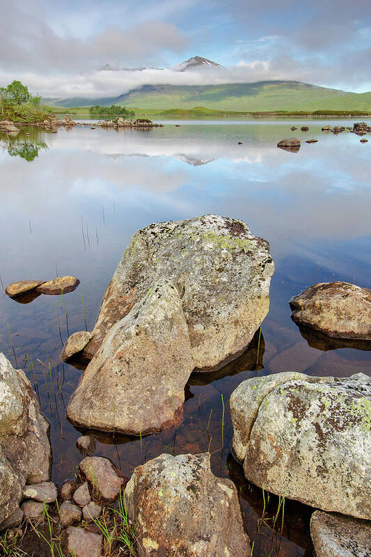 Lochan Na Stainge Poster featuring the mixed media Loch La Stainge #2 by Smart Aviation