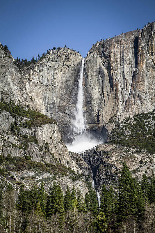 Yosemite Poster featuring the photograph Yosemite Falls by Gary Geddes