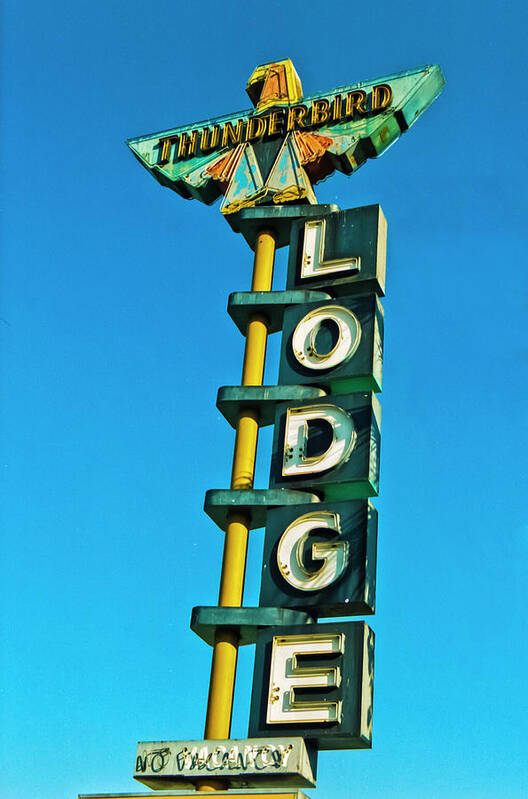 Thunderbird Poster featuring the photograph Thunderbird Lodge by Matthew Bamberg