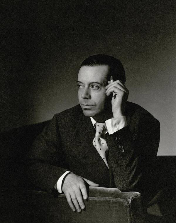 Portrait Poster featuring the photograph Portrait Of Cole Porter #1 by Horst P. Horst