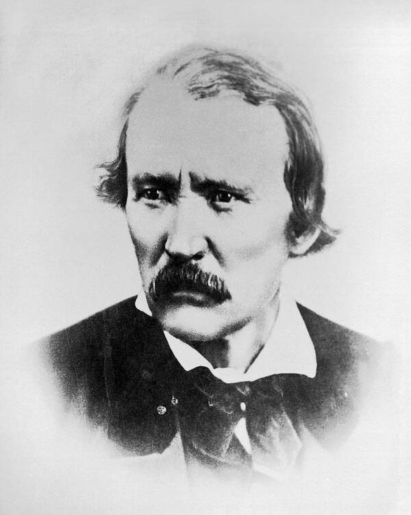 1860's Poster featuring the photograph Portrait Of Kit Carson #1 by Underwood Archives