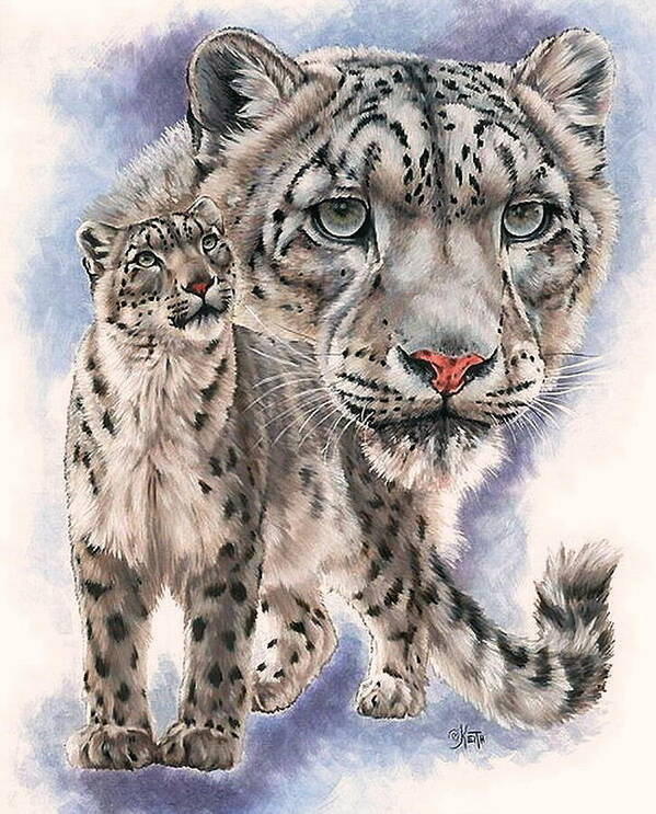 Big Cat Poster featuring the mixed media Dazzler by Barbara Keith