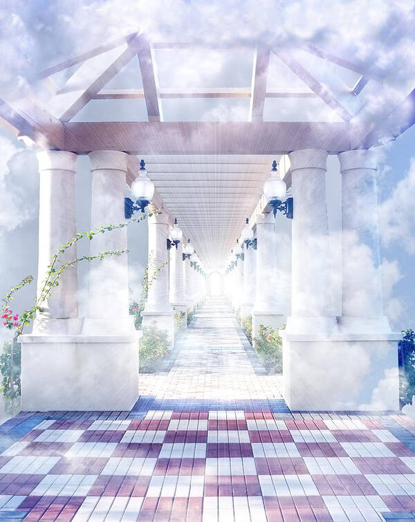 Surreal Poster featuring the photograph Gateway to Heaven by Rudy Umans