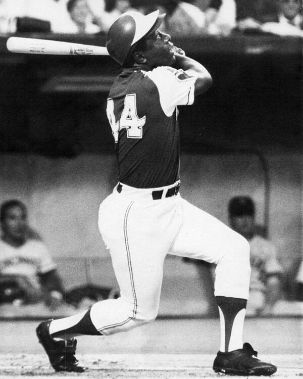 classic Poster featuring the photograph Hank Aaron #2 by Retro Images Archive