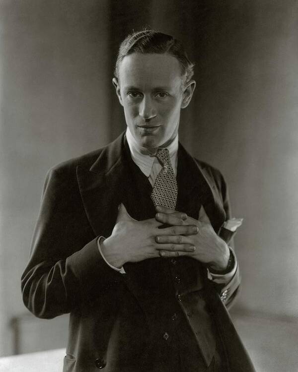 Actor Poster featuring the photograph Portrait Of Leslie Howard #2 by Edward Steichen