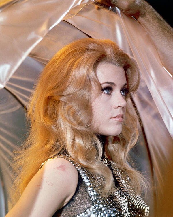 Barbarella Poster featuring the photograph Jane Fonda in Barbarella #7 by Silver Screen