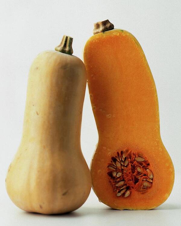 Fruits Poster featuring the photograph A Butternut Squash by Romulo Yanes