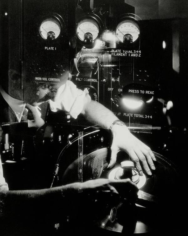 Career Poster featuring the photograph A Film Projectionist by Irving Browning