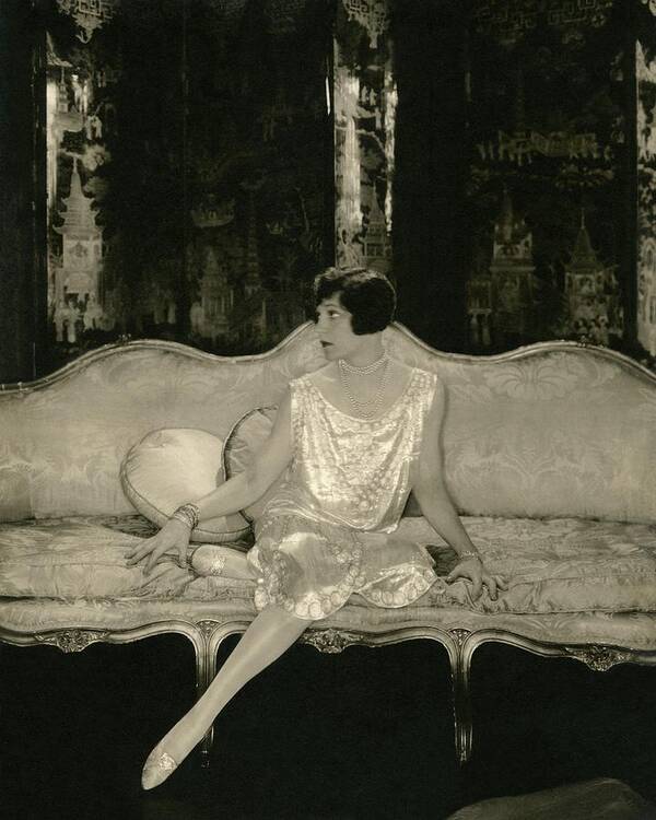 Accessories Poster featuring the photograph Alice Brady On Set For The Play Sour Grapes by Edward Steichen