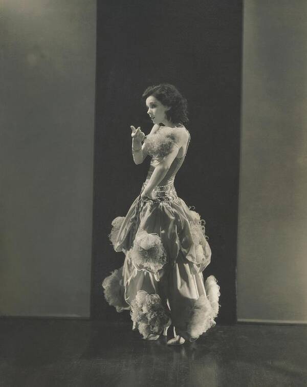 Actress Poster featuring the photograph Armida In Nina Rosa by Edward Steichen