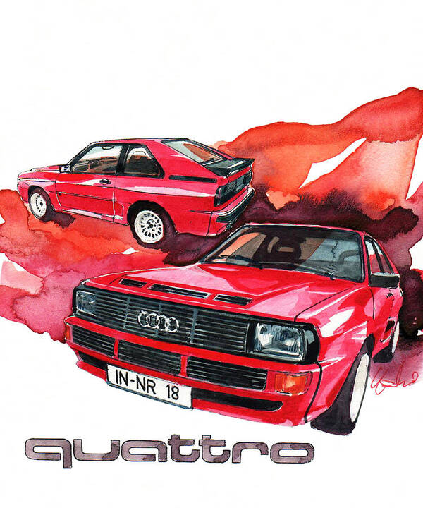 Audi Sport Quattro Poster