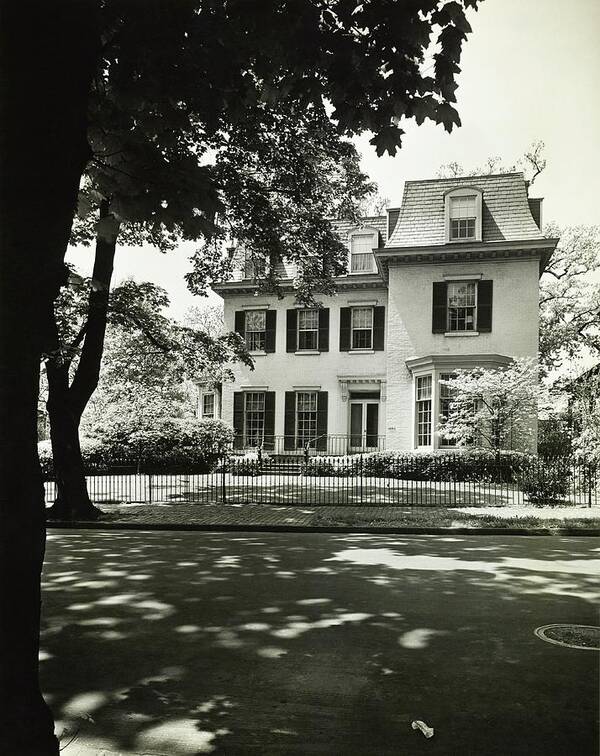 Exterior Poster featuring the photograph Bimel Kehm's House by Robert M. Damora