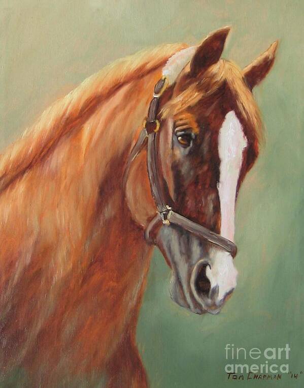 California Chrome Poster featuring the painting California Chrome by Tom Chapman