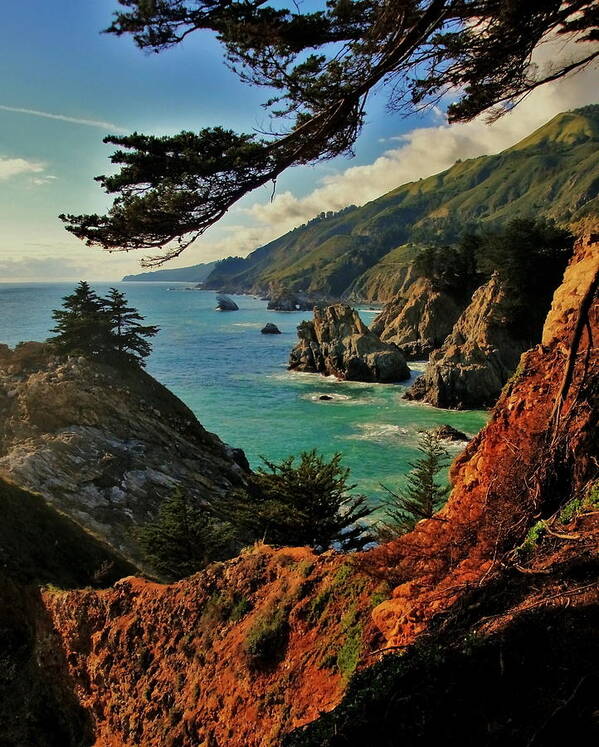 California Coast Poster featuring the photograph California Coastline by Benjamin Yeager