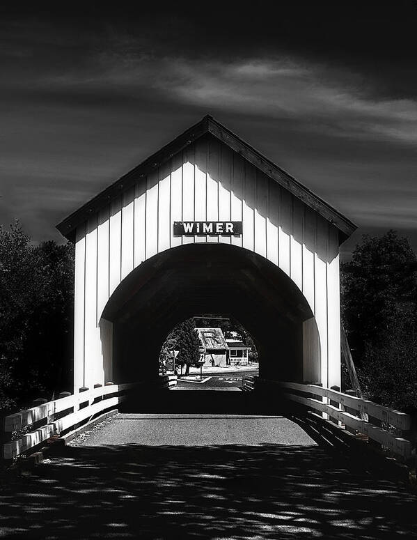 Covered Bridge Poster featuring the photograph Covered Bridge by Melanie Lankford Photography