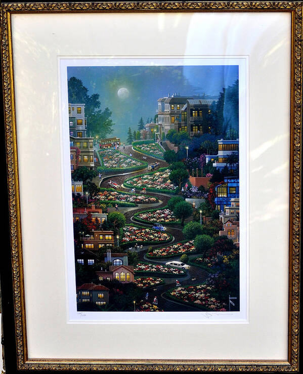 San Francisco Poster featuring the photograph Crookedest Street In The World by Jay Milo