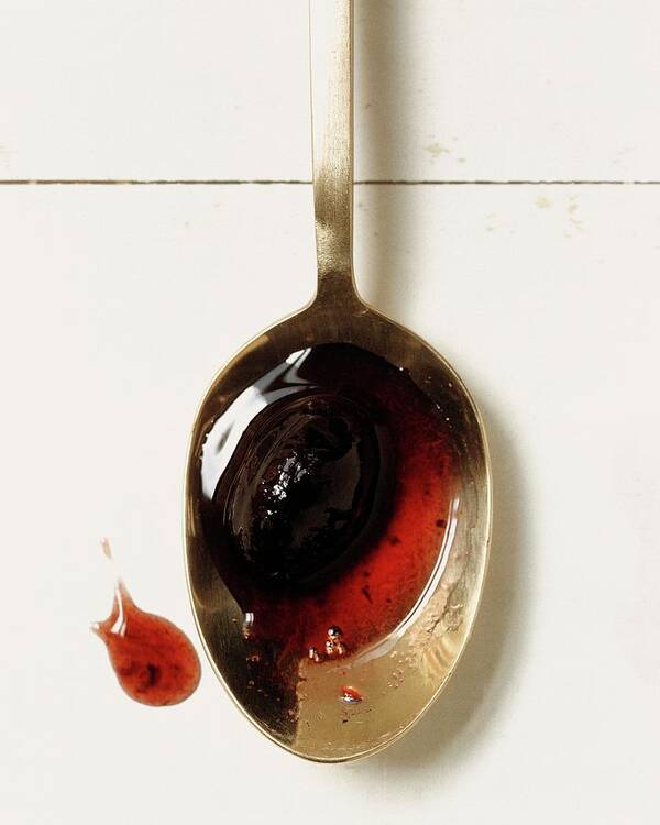 Condiment Poster featuring the photograph Damson Plum Relish by Romulo Yanes