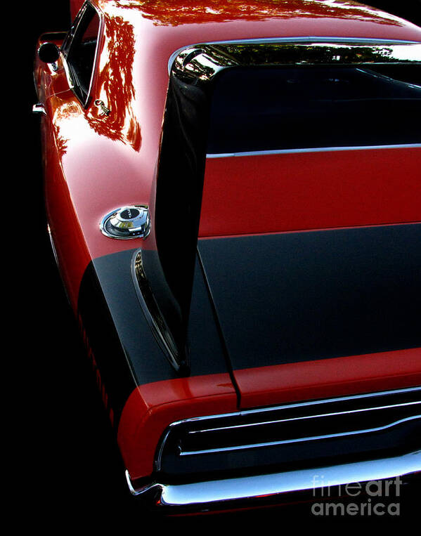 Dodge Daytona Poster featuring the photograph Dodge Daytona Fin by Peter Piatt