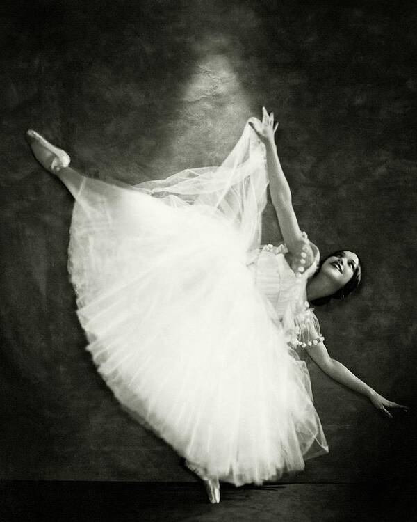 Dance Poster featuring the photograph Doris Niles On Pointe by Nickolas Muray