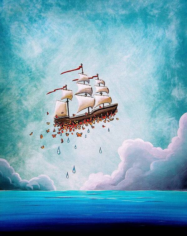 Ship Poster featuring the painting Fantastic Voyage by Cindy Thornton