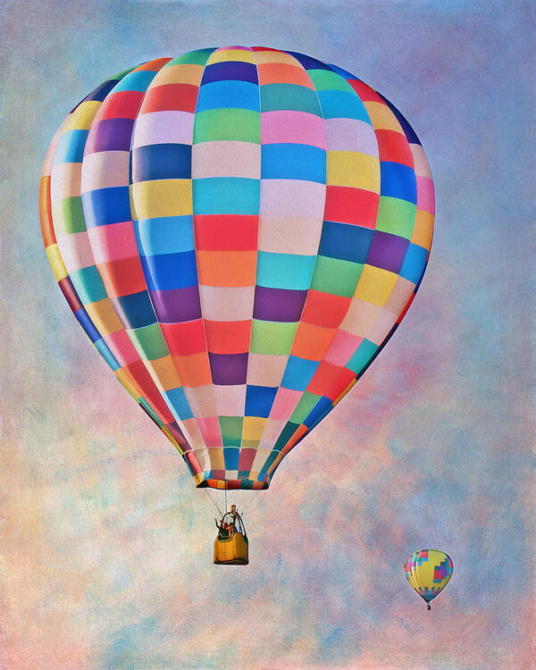 Hot Air Balloon Poster featuring the photograph Fantasy Flight by Nikolyn McDonald