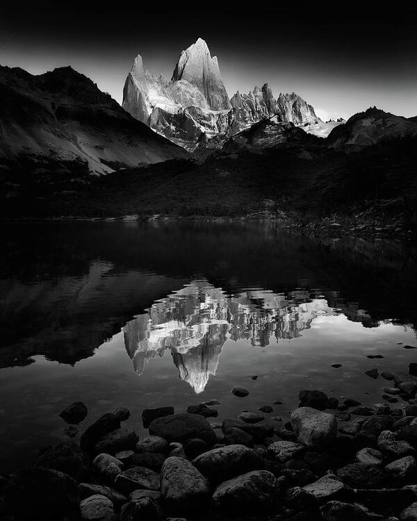 Patagonia Poster featuring the photograph Fitzroy Splendor At Dawn by Phil Green