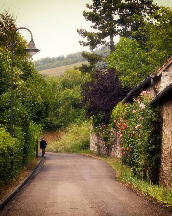 Giverny Poster featuring the photograph Giverny Country Road by Gigi Ebert