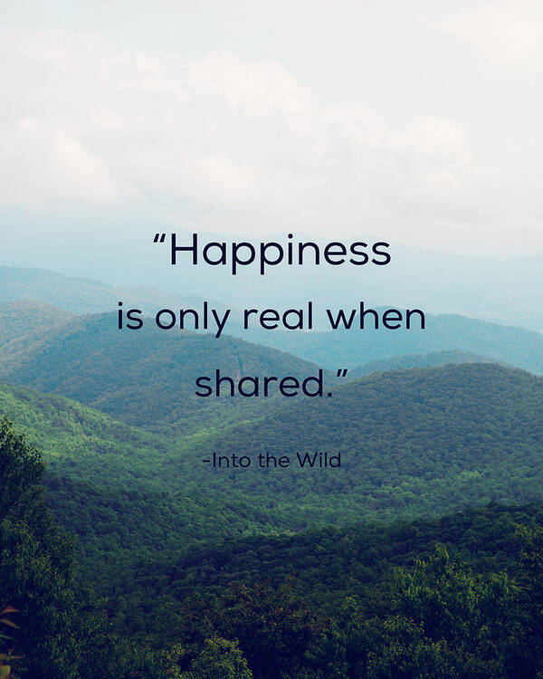 Happiness: only real when shared