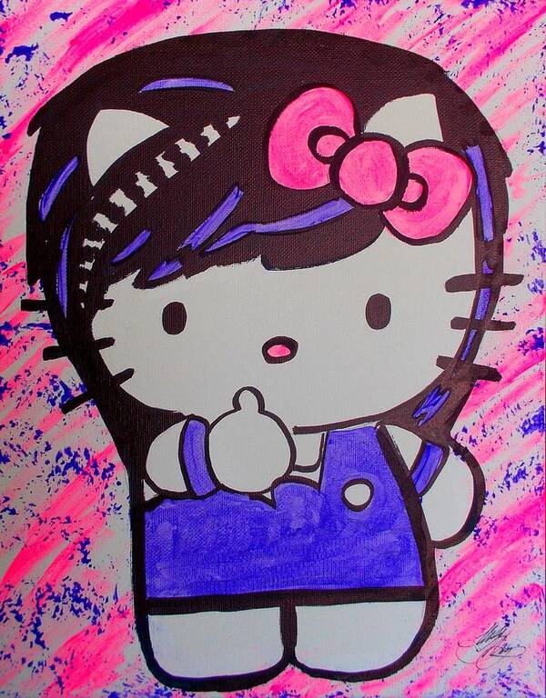 Hello Kitty Scene Poster by Marisela Mungia - Pixels