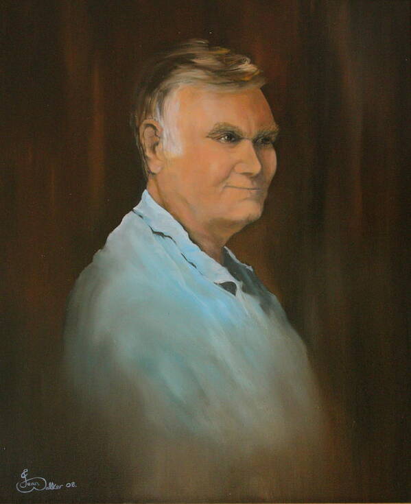 Portrait Poster featuring the painting Jim by Jean Walker