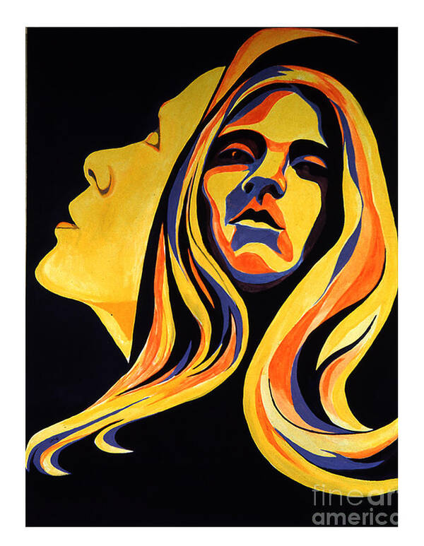  Poster featuring the painting Joan 2 by Pat Haley