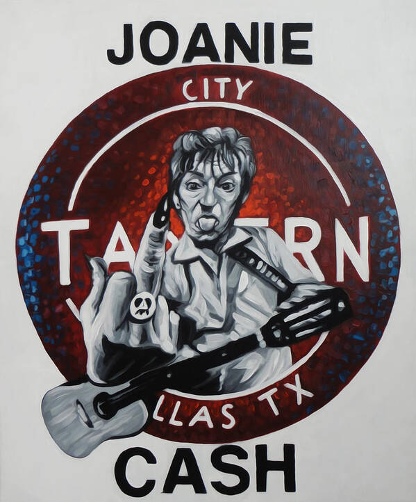 Joanie Cash City Tavern Poster featuring the painting Joanie Cash by Steve Hunter