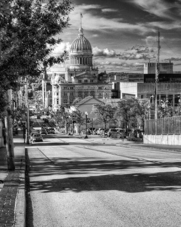 Westmoreland County Courthouse Poster featuring the photograph Main Street by Coby Cooper