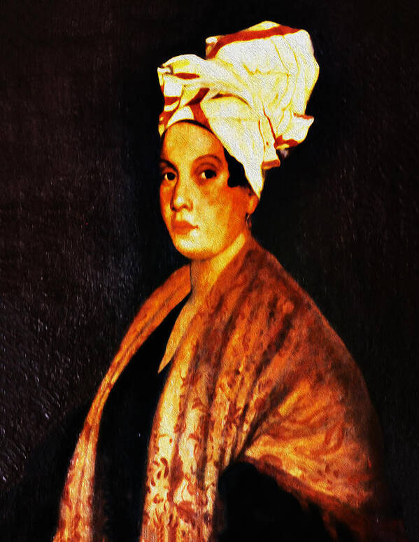 Louisianna Poster featuring the photograph Marie Laveau - New Orleans Witch by Digital Reproductions