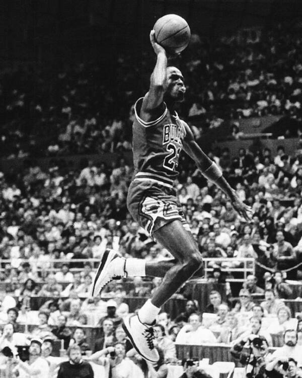 Michael Jordan Gliding Poster by Retro Images Archive - Fine Art America
