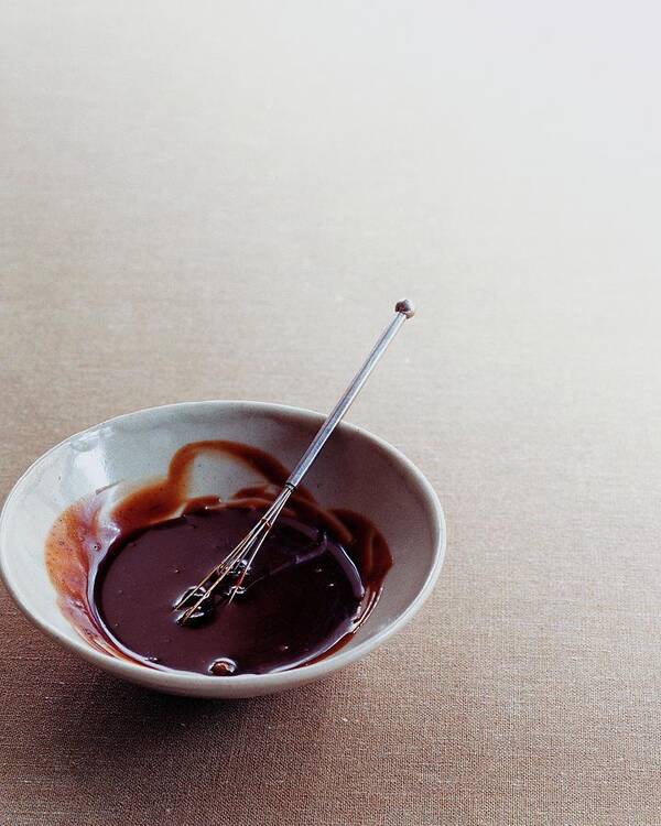 Sauce Poster featuring the photograph Mocha Caramel Sauce by Romulo Yanes