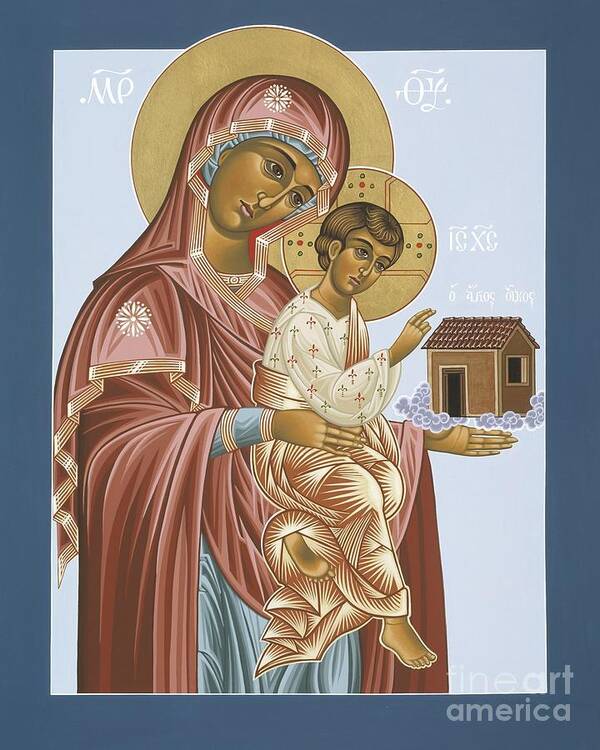 Icons Poster featuring the painting Our Lady of Loretto 033 by William Hart McNichols
