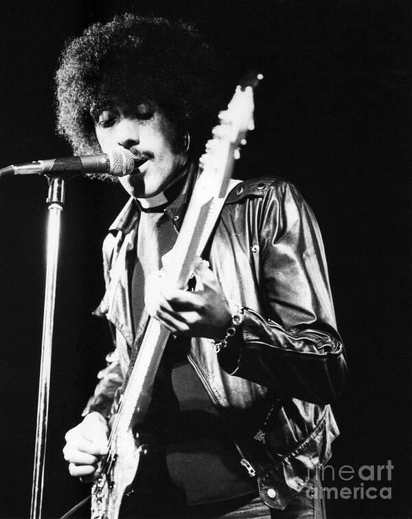 Phil Poster featuring the photograph Phil Lynott by David Fowler