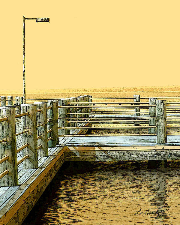 Pier Poster featuring the photograph Pier 2 Image A by Lee Owenby