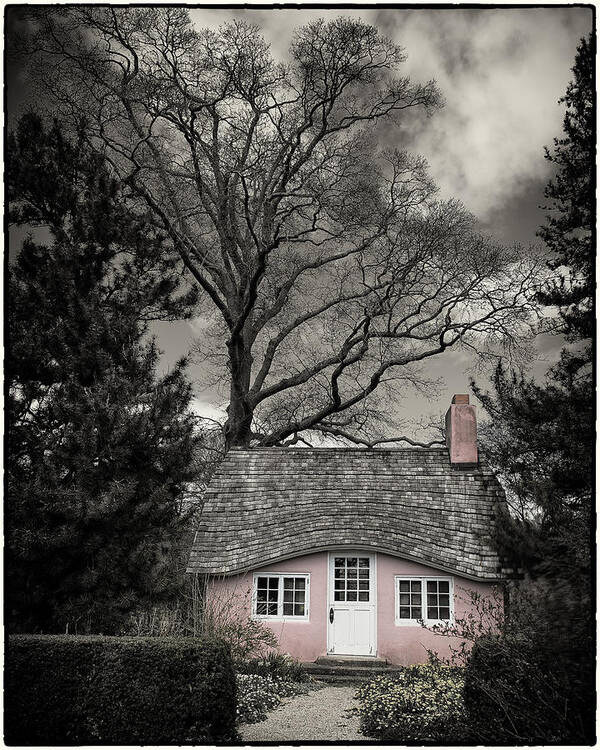 Pink House Poster featuring the photograph Pink House by Roni Chastain