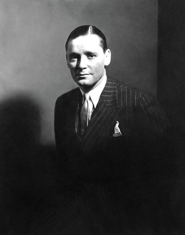 Actor Poster featuring the photograph Portrait Of Herbert Marshall by Edward Steichen